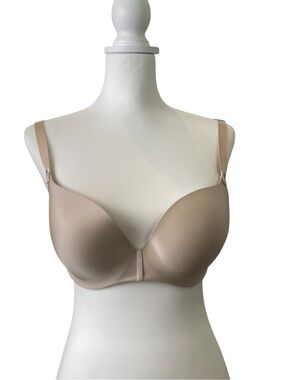 Chantelle Nude Convertible T-Shirt Bra 34DD Memory Foam Underwire
